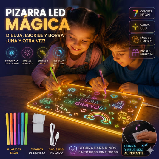 LuminArt™ | Pizarra LED Creativa para Niños