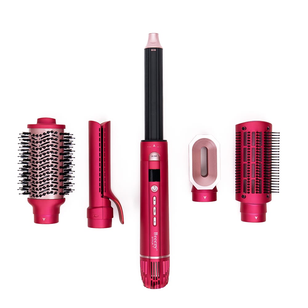 BREEZY STYLE - Cepillo Alisador Secador 5 En 1