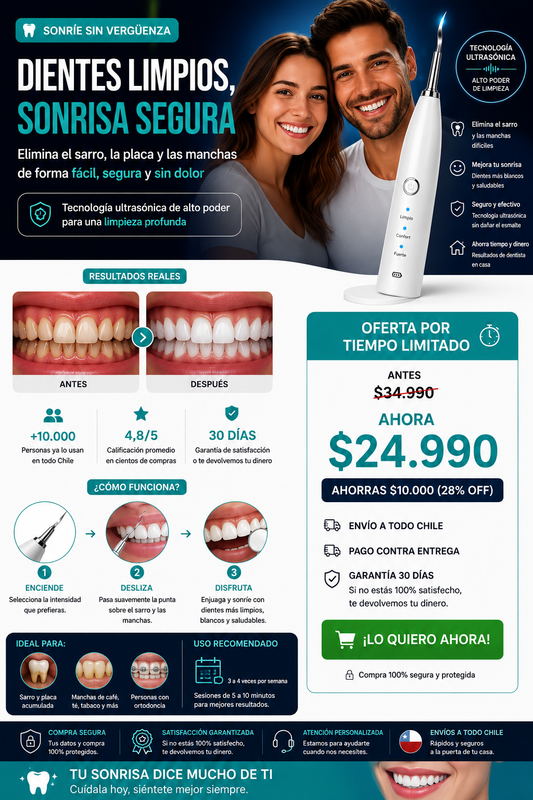 Removedor de Sarro Bucal- CleanDental